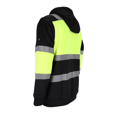 Bluza robocza SUNSET odblaskowa BHP z kapturem 300g fluorescencyjna suwak kieszenie