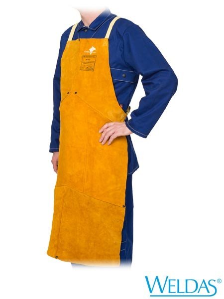 FARTUCH OCHRONNY SKÓRZANY DLA SPAWACZY - uni (80x107) - ŻÓŁTY