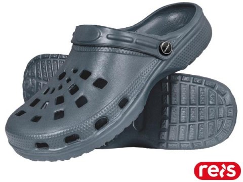 KLAPKI - 45 - SZARY/STALOWY