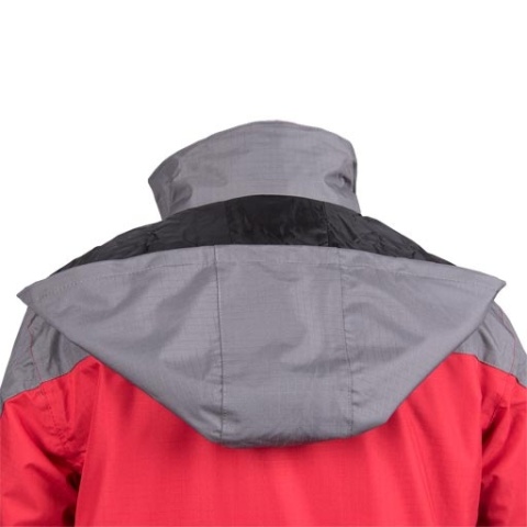 Kurtka robocza ocieplana BHP Win-Red, rip-stop męska kaptur wiatroodporna kieszenie regulowana