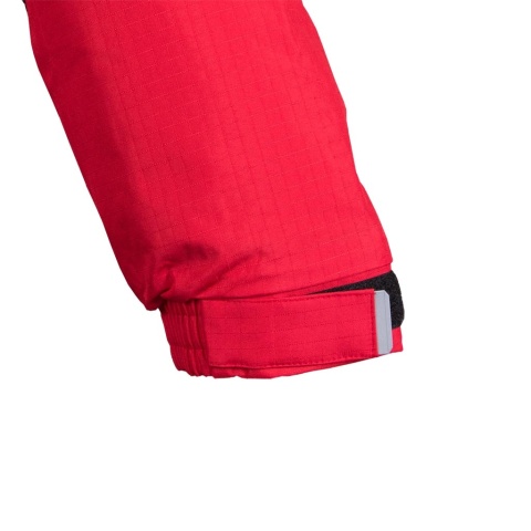 Kurtka robocza ocieplana BHP Win-Red, rip-stop męska kaptur wiatroodporna kieszenie regulowana