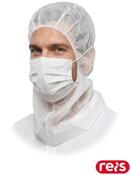 OSŁONA GŁOWY I TWARZY - uni - BIAŁY