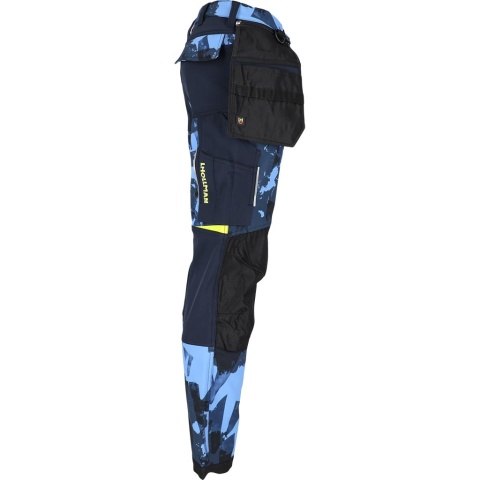 Spodnie robocze HAGA softshell do pasa męskie BHP ocieplane wiatroodporne kieszenie monterskie