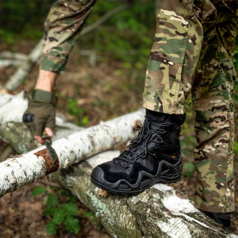 Buty taktyczne Tactical Guard czarne trzewiki militarne wysokie outdoor robocze