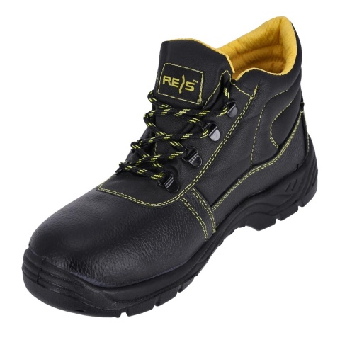 Buty robocze trzewiki YES OB SRC 50skórzane antypoślizgowe wysokie ochronne BHP