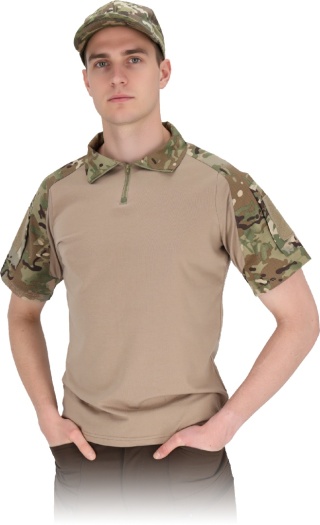 Koszulka Tactical Guard męska – militarna, rip-stop, kieszenie na rękawach, survival