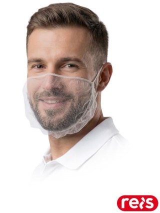 OSŁONA UST I BRODY - uni - BIAŁY