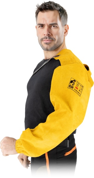 Rękaw spawalniczy skórzany lewy – ochrona do spawania, skóra bydlęca