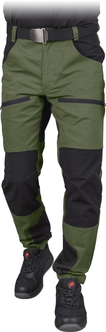 SPODNIE OCHRONNE DO PASA HOBBER KHAKI-CZARNE