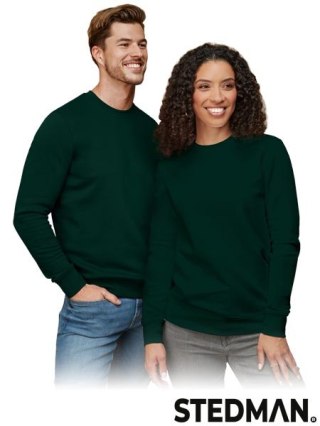 SWEATSHIRT - L - ZIELONY BUTELKOWY