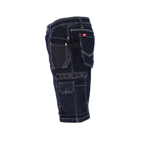 Spodenki robocze jeansowe, denim, elastyczne Cordura monterskie krótkie BHP XL