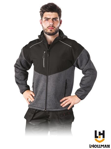 BLUZA OCHRONNA - XL - CZARNO-SZARY