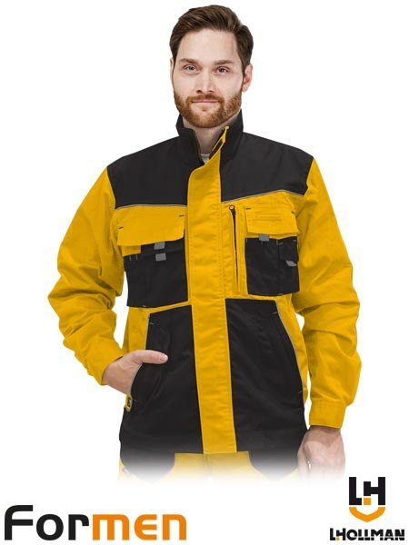 BLUZA OCHRONNA - S - ŻÓŁTO-CZARNO-SZARY