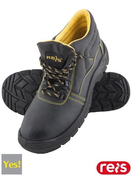 BUTY BEZPIECZNE - 38 - CZARNO-ŻÓŁTY