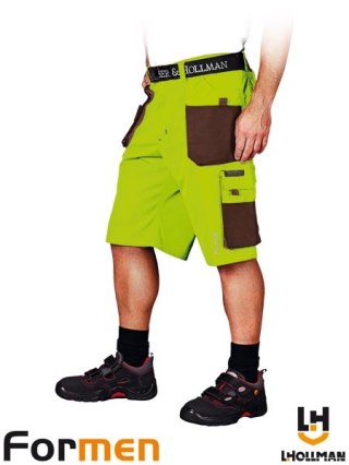 SPODNIE OCHRONNE DO PASA - KRÓTKIE - XL - LIMONKOWO-BRĄZOWY
