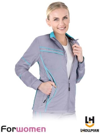 BLUZA OCHRONNA - S - JASNOSZARO-MIĘTOWY