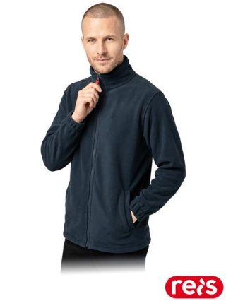 BLUZA OCHRONNA Z POLARU - M - GRAFITOWY
