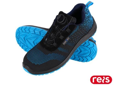 BUTY BEZPIECZNE - 36 - CZARNO-NIEBIESKI