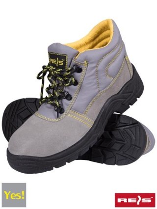 BUTY BEZPIECZNE - 37 - STALOWO-ŻÓŁTY