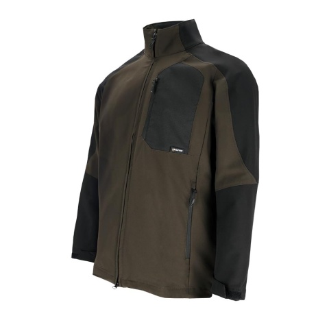BLUZA OCHRONNA - L - KHAKI-CZARNY