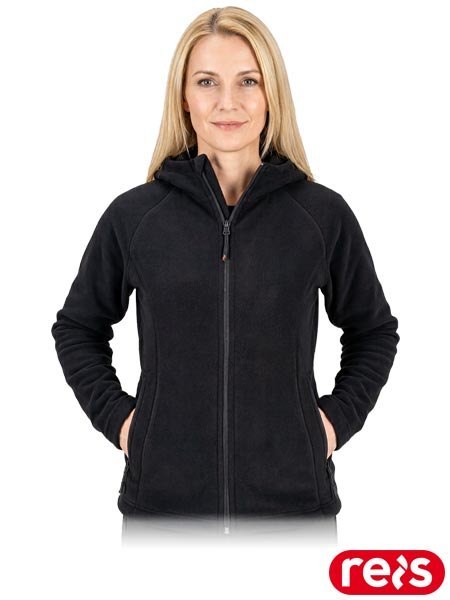 BLUZA OCHRONNA Z POLARU - 3XL - CZARNY