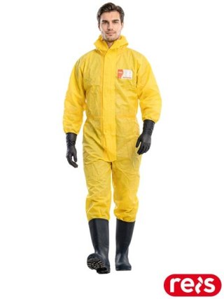 KOMBINEZON OCHRONNY - 2XL - ŻÓŁTY