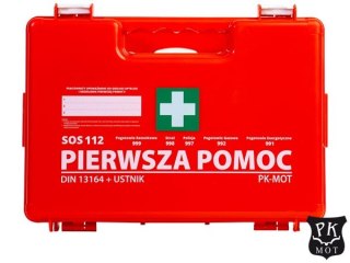 APTECZKA PIERWSZEJ POMOCY 8% VAT - 31x24x8,5 cm - CZERWONY