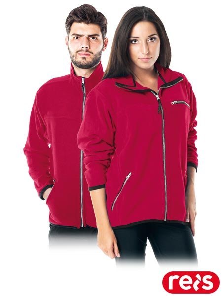 BLUZA OCHRONNA Z POLARU - 2XS - CZERWONY