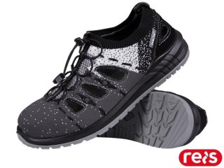 BUTY BEZPIECZNE - 39 - SZARO-BIAŁO-CZARNY