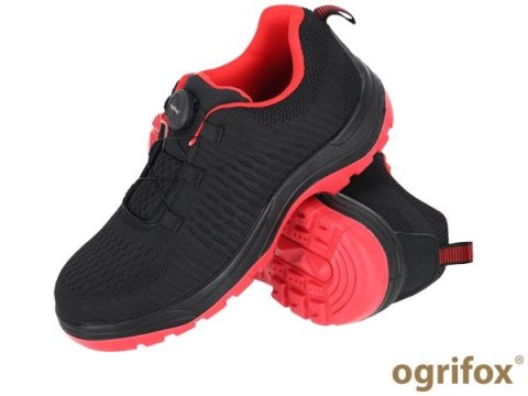 BUTY BEZPIECZNE OX.01.203 FLY-ROL-P - 39 - CZARNO-CZERWONY