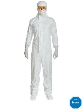 KOMBINEZON OCHRONNY - 2XL - BIAŁY