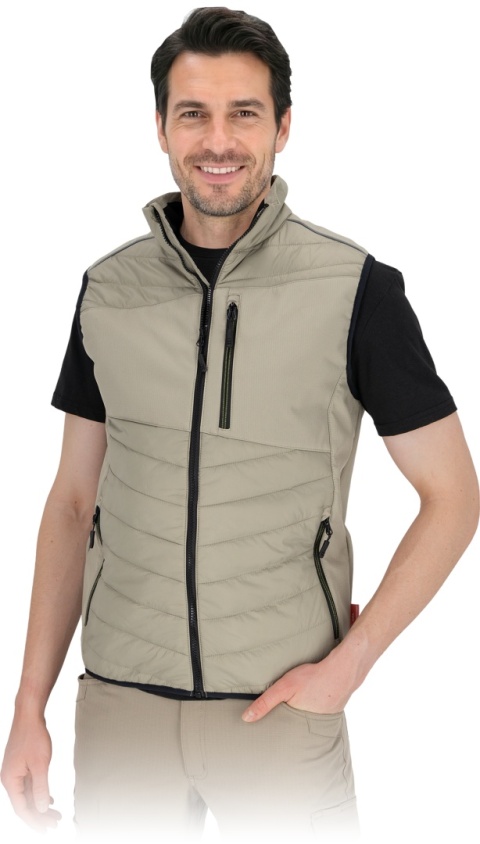 BEZRĘKAWNIK OCHRONNY - 2XL - BEŻOWY