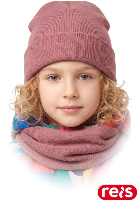 CZAPKA OCIEPLANA BAW-KIDS ZIMOWA DLA DZIECI PRZĘDZA AKRYLOWA