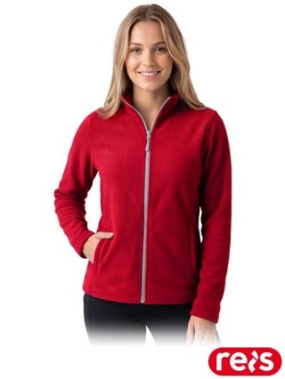 BLUZA Z POLARU OCHRONNA - 3XL - CZERWONY