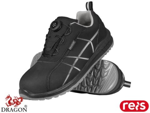 BUTY BEZPIECZNE - 46 - CZARNO-SZARY