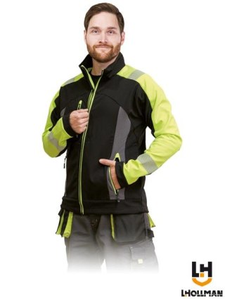 KURTKA OCHRONNA - 4XL - CZARNO-ŻÓŁTY