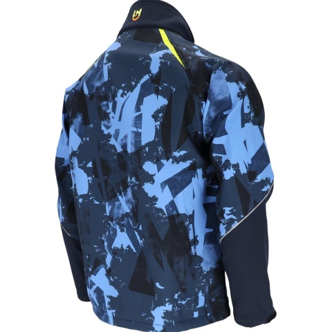 KURTKA OCHRONNA - 2XL - GRANATOWO-NIEBIESKO-ŻÓŁTY