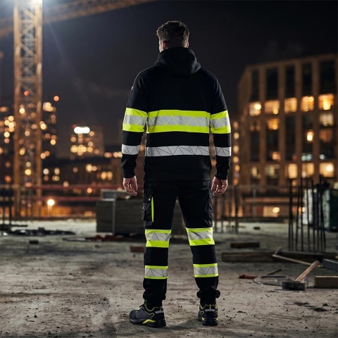 BLUZA OCHRONNA RAUTEX DZIANINA CZARNO-ŻÓŁTA